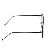 The Godfather Black Clear Square Sunglasses