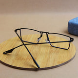 Rebel Black Clear Rectangle Sunglasses