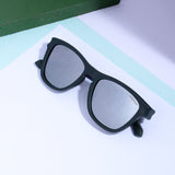 Breeze Green Silver Mercury Polarized Round TR90 Sunglasses