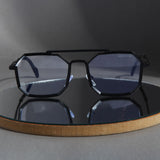 Commando Black Clear Edition Octagon Sunglasses