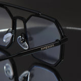 Commando Black Clear Edition Octagon Sunglasses