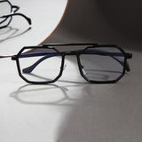 Commando Black Clear Edition Octagon Sunglasses