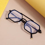 Commando V1 Rectangle Black Clear Sunglasses