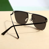 Heldish. Black Square Sunglasses