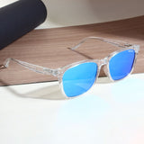Marlton. Aqua Mercurial Polarized TR90 Square Sunglasses