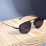 Opal. Black Pilot Sunglasses