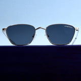 Andreas Silver Black Edition Trapezoid Sunglasses