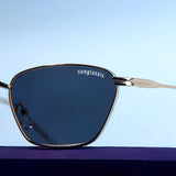 Andreas Silver Black Edition Trapezoid Sunglasses