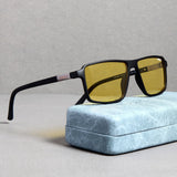 Moomin. Yellow Polarized Rectangle Sunglasses