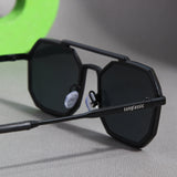 Commando Full Black Edition Octagon Sunglasses