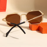 Commando Gold Brown Edition Octagon Sunglasses