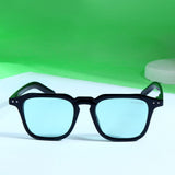 Kingsman Black Green Square Sunglasses