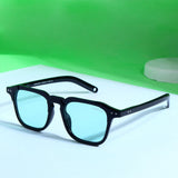 Kingsman Black Green Square Sunglasses