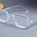Ocean Clear Anti-Blue Light Rectangle Sunglasses