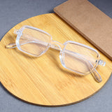Ocean Clear Anti-Blue Light Rectangle Sunglasses