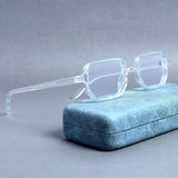 Ocean Clear Anti-Blue Light Rectangle Sunglasses