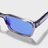 Sydney Edition – Gray Blue Rectangle Sunglasses | UV400 Polarized