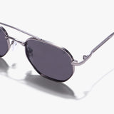 Phantom Gun Black Hexagon Sunglasses