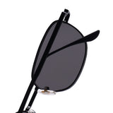 Regal Full Black Oval Sunglasses