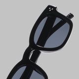 Ares Black Square Sunglasses