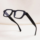Walter Black Clear Square Sunglasses