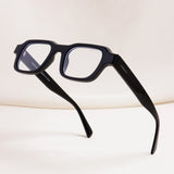 Walter Black Clear Square Sunglasses