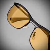 Champion Black Orange Rectangle Sunglasses for Men | UV400