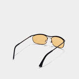 Champion Black Orange Rectangle Sunglasses for Men | UV400
