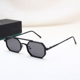 Commando V1 Rectangle Full Black Sunglasses