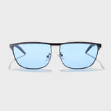 Drifter Grey Blue Polarized Rectangle Sunglasses
