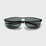 Drifter Grey Green Polarized Rectangle Sunglasses