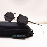 Hexa Full Black Hexagon Sunglasses