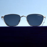 Andreas Silver Black Edition Trapezoid Sunglasses