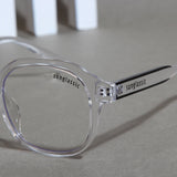 Crypto. Clear Square Sunglasses