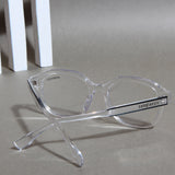 Crypto. Clear Square Sunglasses
