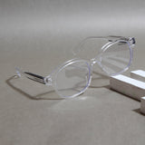 Crypto. Clear Square Sunglasses