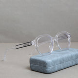 Crypto. Clear Square Sunglasses