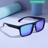 Jackson Grey Green Mercury Polarized Rectangle TR90 Sunglasses