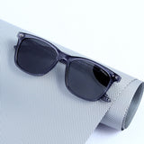 Marlton. Gray Black Polarized TR90 Square Sunglasses