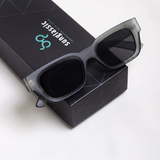 Milestone Olive Green Black Square Sunglasses