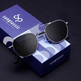 Phantom Gun Black Hexagon Sunglasses