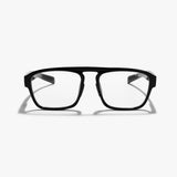 Raftaar Black Clear Square Sunglasses | Anti Blue Light