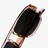 Raftaar Brown Black Square Sunglasses | UV400 Polarized
