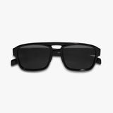 Raftaar Full Black Square Sunglasses – Polarized Lenses
