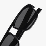 Raftaar Full Black Square Sunglasses – Polarized Lenses