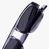 Raftaar Grey Black Square Sunglasses | UV400 Polarized