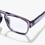 Raftaar Grey Clear Square Sunglasses | UV400