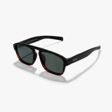 Raftaar Tortoise Black Green Square Sunglasses | UV400 Polarized