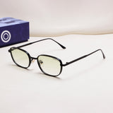 Regal Black Green Gradient Oval Sunglasses