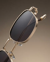 Regal Gold Black Oval Sunglasses